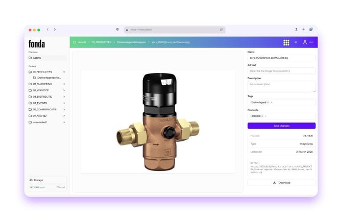 fonda-dam-systeem-meta-data-screenshot